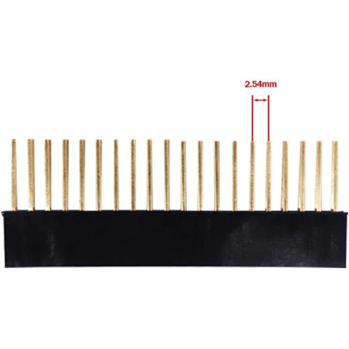 2 x 20 Pin Stacking Header Female Pin Header Compatible with Raspberry Pi (Pack of 4) 2