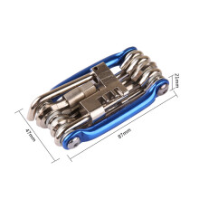 Fahrrad-Reparatur-Set 11 in 1 Multitool mit Schraubenschlüssel, Schraubenzieher & Kette