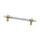 Marble Cabinet Pulls White 35x140mm 5