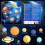 3D Solar System Model Educational Toy with 8 Planets 3