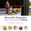 6Pack Empty Condiment Squeeze Bottle 16 oz Plastic Ketchup Liquids Bottles 5