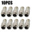 10PCS4Pins Ραδιόφωνο & Μικρόφωνο Υποδοχή Μικροφώνου Αρσενικό Βύσμα Τύπου Συγκόλλησης 3