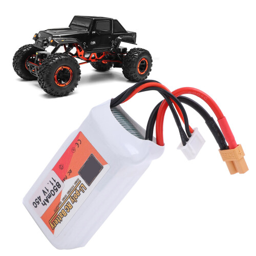 850mAh 11.1V 45C LiPo Battery XT30