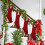 TETOU Julestrømper med initialer, 45 cm julestrømper - Rød L 7