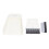 Mini Manual Dustpan & Brush Set, ABS+PET+EVA, White 3