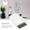 Mini Manual Dustpan & Brush Set, ABS+PET+EVA, White 8