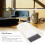 Mini Manual Dustpan & Brush Set, ABS+PET+EVA, White 6