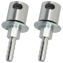 2Pcs Remote Mount Vent Valve for Fuel Tanks, Tank Vent Replacement Part, 5/16Inch Barb Size, Detachable