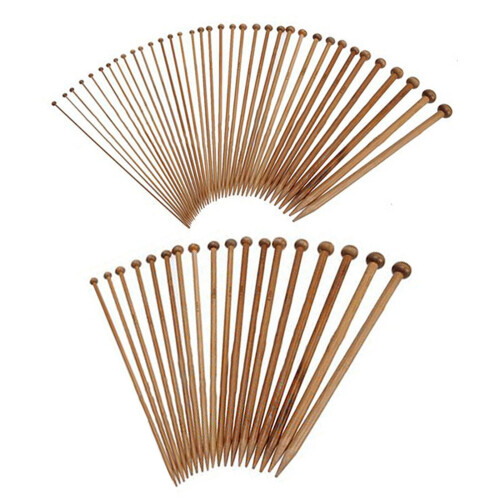 Bamboo Knitting Needles Eco-Friendly Multipurpose 1 Set 2