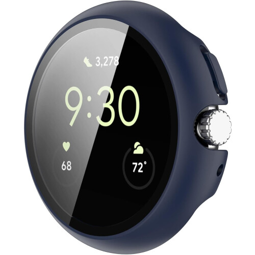 Συμβατό με το XiHAMA Google Pixel Watch4 (41mm/45mm) Θήκη + Προστατευτικό οθόνης από σκληρυμένο 1