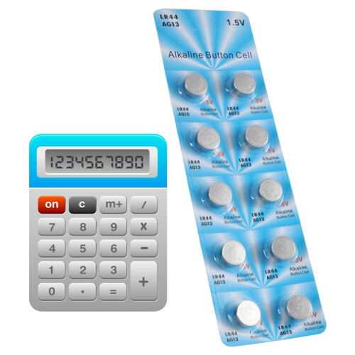 10 τεμάχια μπαταρίες AG13LR44A76 357 357A LR1154SR1154SR44Υψηλής Ενέργειας 2