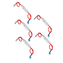 5Pcs Car Fuse Holder Connector 15A 16AWG Red Cable 12in
