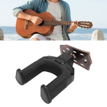 Automatic Lock Guitar Wall Mount Holder for Acoustic Electric Bass Ukulele T124 Red