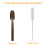 2 Pcs Clear Glass Tea Infuser for Loose Leaf Tea Steeper Filter with Cork 2