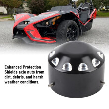Axle Hub Nut Cover Aluminum for Slingshot SL LE R S SLR 2015-2024 Axle Blocks Accessories