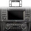 Center Console Navigation Panel Frame Cover Trim for   M Class W164 2006-2011 Carbon Fiber Accessories 2