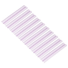 10Pcs Purple Comb Binding Spines 150 Pages 30 Ring A4 Binder