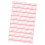 A4 Plastic Binding Combs 10Pcs 150 Pages 30 Ring Pink Easy Open Close 19mm 1