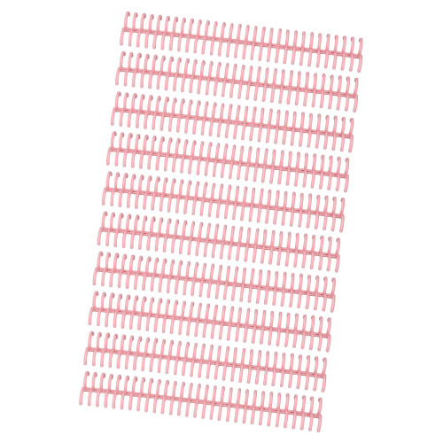 A4 Plastic Binding Combs 10Pcs 150 Pages 30 Ring Pink Easy Open Close 19mm