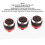 3x AC Knobs Aluminium Peugeot 207 1