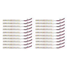 20Pcs 10cm Waterproof Red 5050 LED Strip Lights 12V Caravan Boat Car
