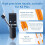 For    Ceramic Heating Block Hotend Kit High Temperature Resistance and with High Flow 0.4mm Nozzle 7