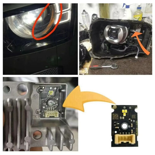 4Pcs Front LED Headlight Chip Board for   L663 2020-2023 Daytime Running Light (DRL) Chip Board/PCB 2