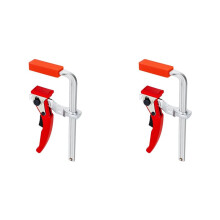 2X Track Saw Clamp for T-Track and Guide Rails with Non-Marring Pads, for , , and MFT Tables