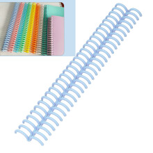 10 Pcs 19mm Plastic Binding Combs for A4 B5 A5 150 Sheets Light Blue