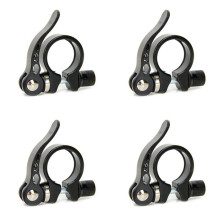 4X Morsetto per Tubo Sella Bicicletta Mountain Bike Bici da Corsa Morsetto per Tubo Sella Accessori per Bicicletta Lucchetto per Tubo Sella 31,8 mm