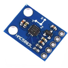 2X GY-273 HMC5883L Triple Axis Compass Magnetometer Sensor Module 3V-5V Three Axis Magnetic Field Module for