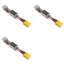 3X 2S-6S Lipo Lithium-Accu XT60 Naar USB-Laderconverter met Spanningsweergave-Adapterbord Ter Bescherming van de Telefoonfuncties