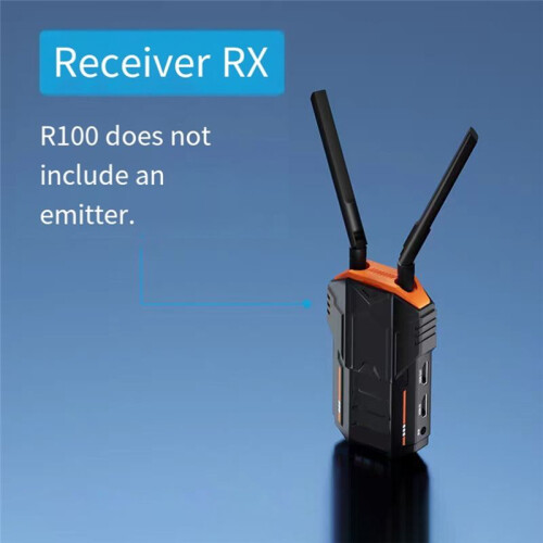 200M Wireless Video Transmitter Receiver with Battery Wireless -Compatible Extender Kit for Camera Monitor Projector 2