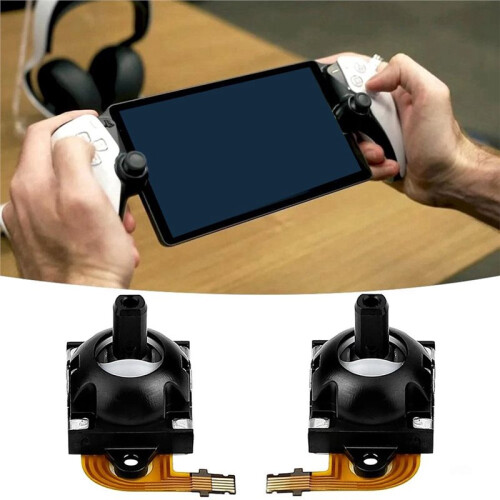 Hall Effect Joystick Replacement Pair 3D Analog Thumbstick Left Right for PS Portal PS5 Portal Game Console Controller 1