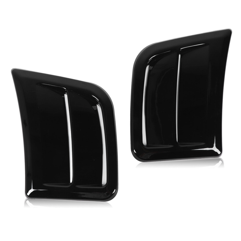 2Pcs Front Bumper Side Air Vent Cover For Impreza Wrx Sti Glossy Black 9461390983662