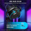 USB Condenser Gaming Microphone,with Filter Shock Mount&Gain Control for PC Streaming,Gaming,Podcasts 5