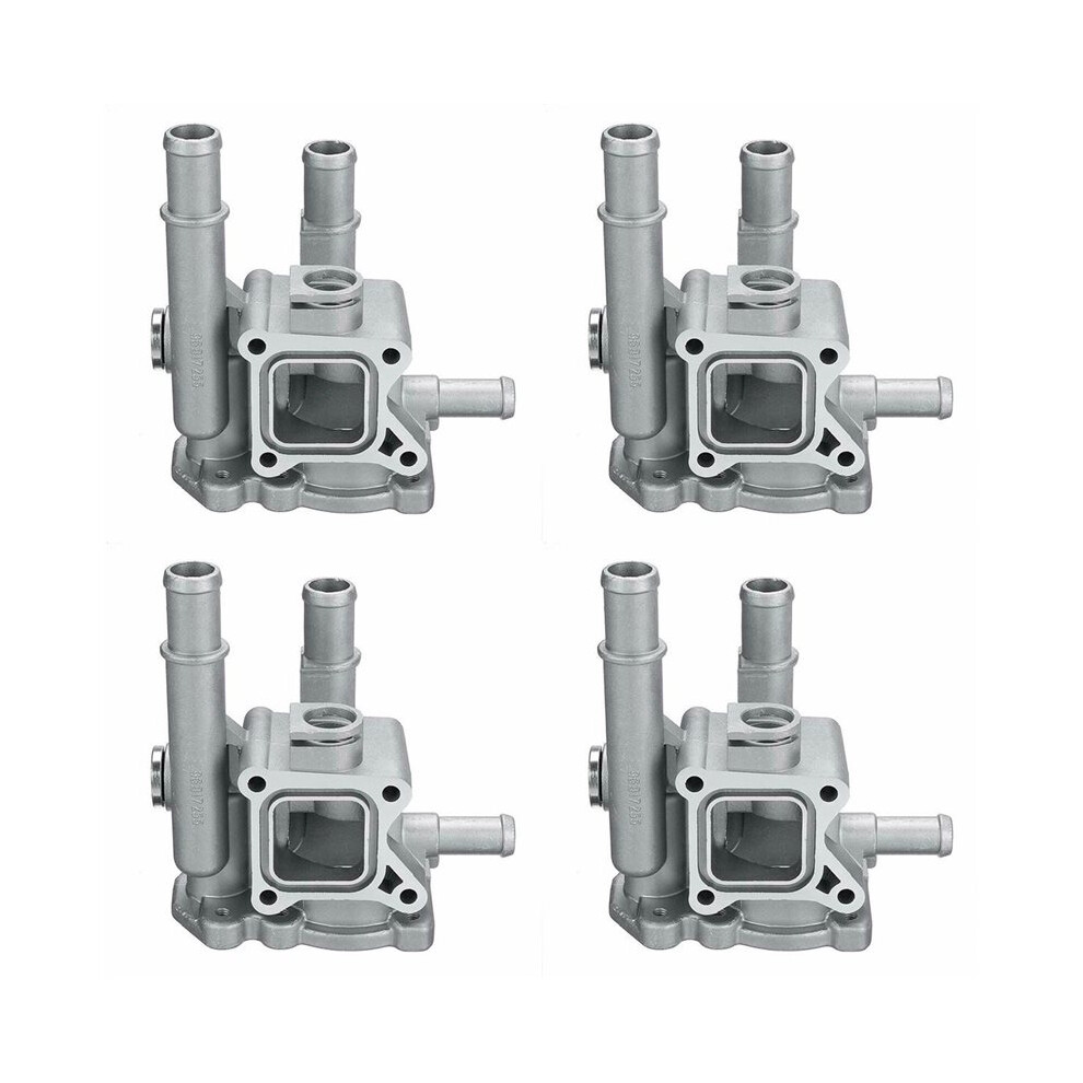 4X Aluminum Thermostat Housing Cover For Cruze Aveo Orlando For Astra Zafira Signum Moka 96984103 6033705667364