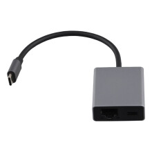 2X USB C Type-C to RJ45 1000Mbps External Network Card Ethernet Adapter for Chromecast 4K TV Stick