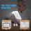 5X Magnifying Glass with 48 LED Lights Handheld Large Rectangle Reading Magnifier Dimmable 6