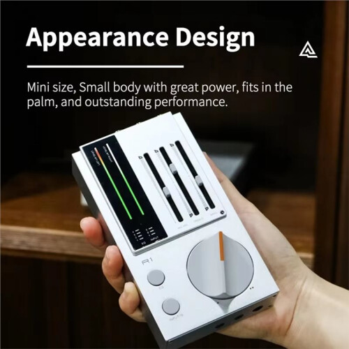 R1 Gaming DAC & Headphone Amplifier Small Size Great Power with Technical Excellence & Stability Silver 2