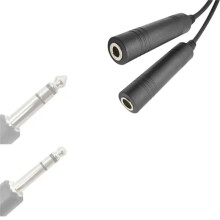 Dubbele Stekkers Helikopter Headset Converterkabel voor Luchtvaart Naar U174/U Connector Communicatiekabel Tweeweg Radiosysteem