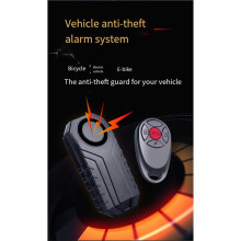 1 Set Motorcycle Security System with Remote Control for Electric Bike Scooter E-Bike Bicycle Car Anti-Lost Device