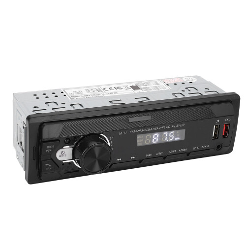 Single Din Car Stereo Receiver Kit MP3 USB FM AM 12V