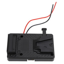 V Mount Battery Adapter Plate 14.8V D Tap for NP F970, F960, F750