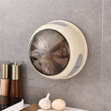 Kitchen Plastic Wrap Storage Box Plastic Bag Holder Wall Mounted Kitchen Grocery Plastic Bag Dispenser Drawer Box