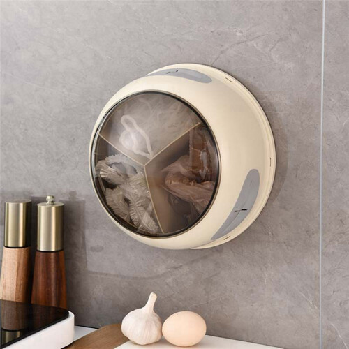 Kitchen Plastic Wrap Storage Box Plastic Bag Holder Wall Mounted Kitchen Grocery Plastic Bag Dispenser Drawer Box