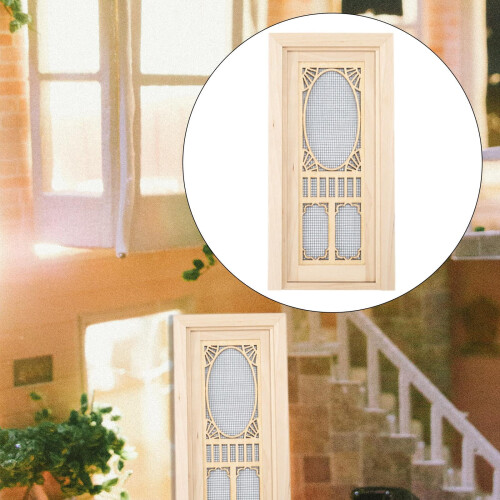 Προσομοίωση Κουκλόσπιτου Μικροσκοπική Εξωτερική Κοίλη Οθόνη Σκηνής Έπιπλα 2