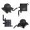 2PCS TMR Sensing Joystick for /OLED/Lite  Analog Thumbstick TMR Electromagnetic Joystick Analog Stick 2
