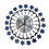 Large Modern Wall Clock Decorative Crystal Flowers Wall Clock 1