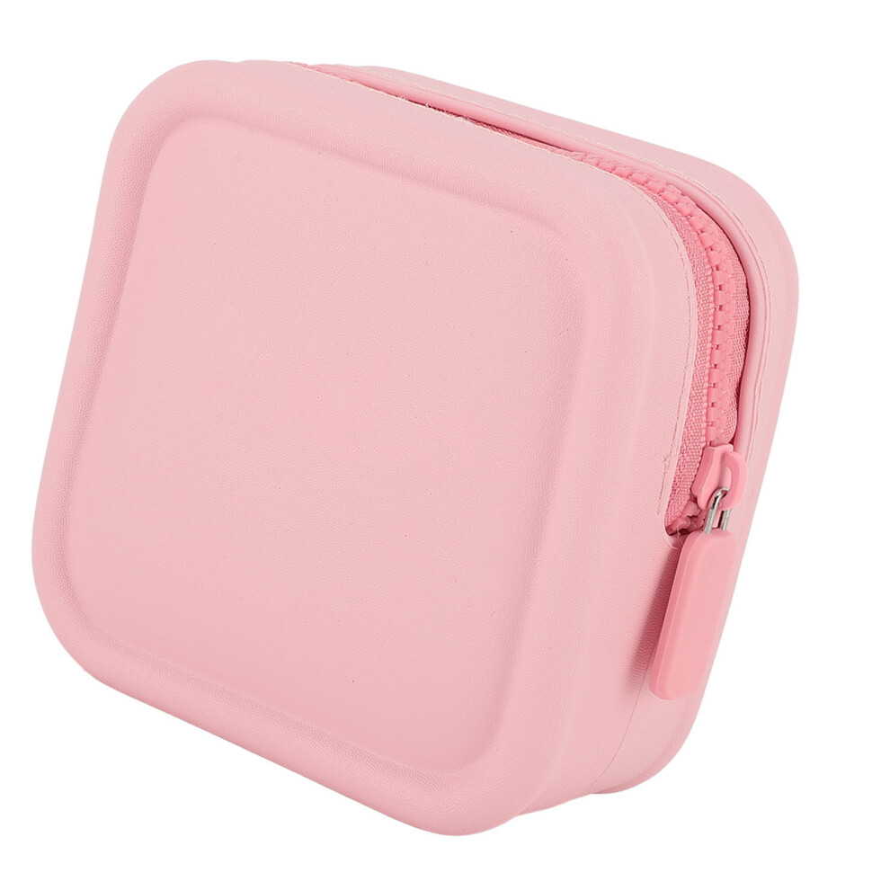 Waterproof EVA Cosmetic Bag 13x13x7cm Travel Makeup Case Roseate